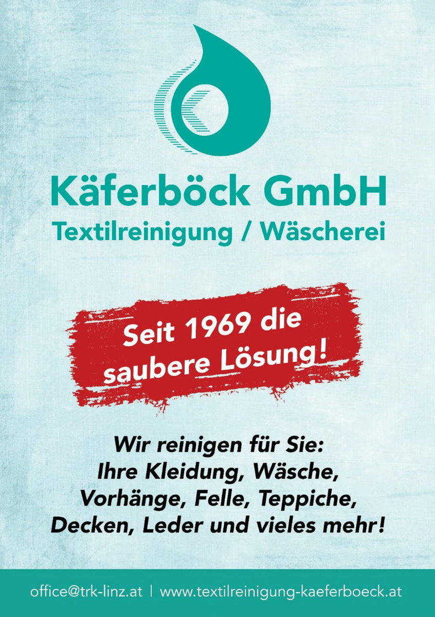 Textilreinigung Käferböck – sauber Lösung!